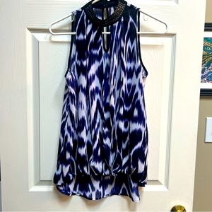 Nicole by Nicole Miller sleeveless blouse XS